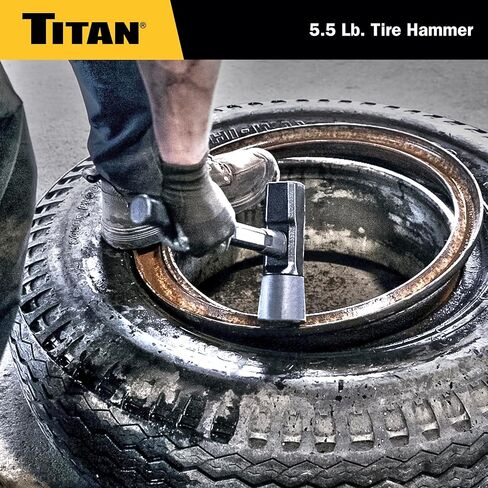 مطرقة إطار Titan 63605 بوزن 5.5 رطل، ومقبض من الألياف الزجاجية مقاس 16.5 بوصة مع قبضة مانعة للانزلاق، وتصميم مزدوج الوجه مع رأس فولاذي مُشكل ورأس مطاطي غير قابل للتشوه، وحماية من الضربات الزائدة in Kuwait