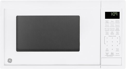 فرن ميكروويف GE GCST09N1WSS، 900 واط 7 إعدادات طهي تلقائية، تقنية قفل الأطفال، أساسيات المطبخ للكونترتوب، غرفة النوم أو الشقة، 0.9 قدم مكعب. قدم، الفولاذ المقاوم للصدأ in Saudi Arabia