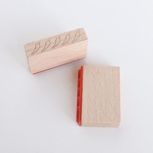 5 Chili Pepper Spice Rating Rubber Stamp – Stamp for Journaling, Planners, Scrapbooking, DIY Crafts, Recipe Books, Cooking Journals & Kitchen Notes in Kuwait