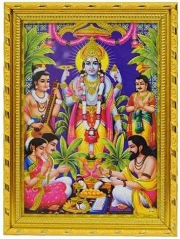 Satyanarayana Swamy Vrat upvas katha Vrat Katha (Paperback) Vishnu Bhagwan Avtar Hindu religious book dharmik in Kuwait