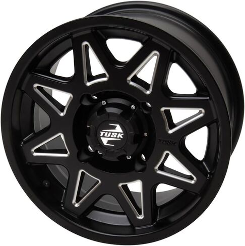 عجلة تاسك تينتيك 4/137 14x7 4.0 + 3.0 مطحونة/أسود لسيارة Can-Am Maverick Sport 1000 2019-2022 in Kuwait