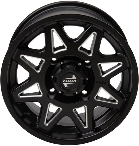 عجلة تاسك تينتيك 4/137 14x7 4.0 + 3.0 مطحونة/أسود لسيارة Can-Am Maverick Sport 1000 2019-2022 in Kuwait