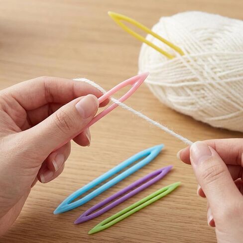 Assorted Yarn Needles Darning Tapestry Large Sewing Big Eye Weaving Needle Darning Crochet Wool Finishing Knitting Needles for Thick Bulky Yarn in Kuwait