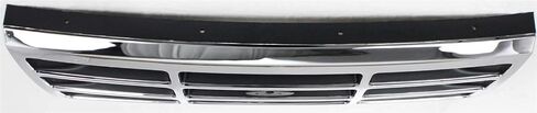 مجموعة شبكة Garage-Pro لسيارة Ford F-150 F-250 Bronco 1992-1996 تناسب 1992-1997 F-350 كروم مع رمادي يناسب Eddie Bauer Lightning Special XL XLT & XLT Lariat يستبدل # F4TZ8200A in Kuwait