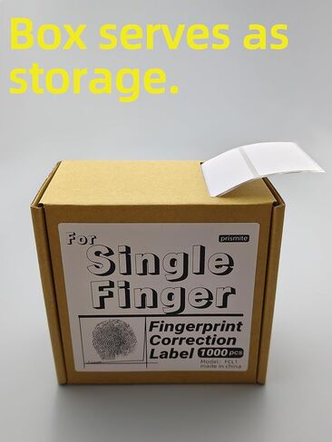 prismite Correction Labels for Finterprint Cards, for Single Finger, Pack of 1000 in Kuwait