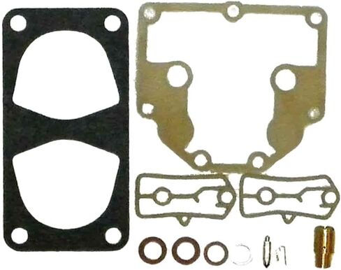 Rareelectrical New Carburetor Kit Compatible With Mariner Mercury 6 Cyl 3.501 Bore 2.5L Sport Jet 6 Cyl 3.625 Bore 3L 3.125 2L 150-225 Hp By 600-25 8107493 1395-811690 Outboard in Kuwait