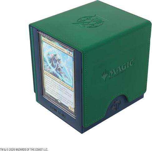 Gamegenic Magic: The Gathering Secrets of Strixhaven Sidekick PRO 100+ XL - صندوق سطح قابل للتحويل، يحمل أكثر من 100 بطاقة بأكمام مزدوجة، شاشة عرض قائد التحميل الجانبي in Kuwait