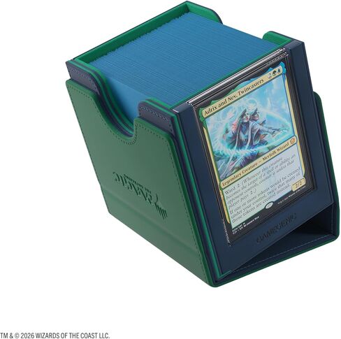Gamegenic Magic: The Gathering Secrets of Strixhaven Sidekick PRO 100+ XL - صندوق سطح قابل للتحويل، يحمل أكثر من 100 بطاقة بأكمام مزدوجة، شاشة عرض قائد التحميل الجانبي in Kuwait
