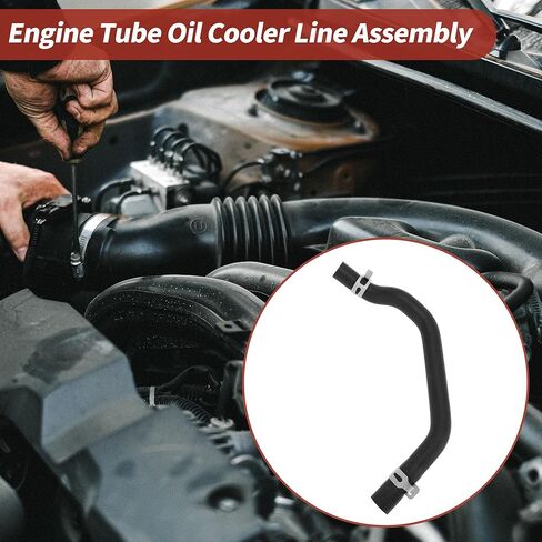 Outlet Engine Oil Cooler Tube for Jeep Cherokee 2014-2020 Engine Coolant Bypass Hose Line No.68057473AA in Kuwait