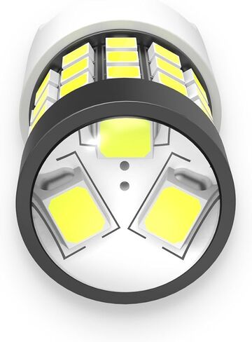 Alla Lighting 2x Super Bright 6000K White 7440 7441 W21W LED لمبات احتياطية عكسية مصابيح إضاءة متوافقة مع 2007 2008 2009 2010 2011 2012 2013 2014 Suburban/Suburban 1500/2500 / Tahoe in Kuwait