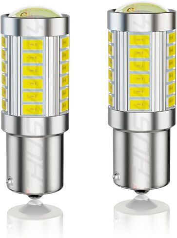 CHUSYYRAY 2pcs 1156 لمبات متوافقة مع Mercedes-Benz Sprinter 2500 3500 2010-2023، مصابيح إضاءة عكسية احتياطية 5W 6000K بيضاء، مقاومة للماء in Kuwait