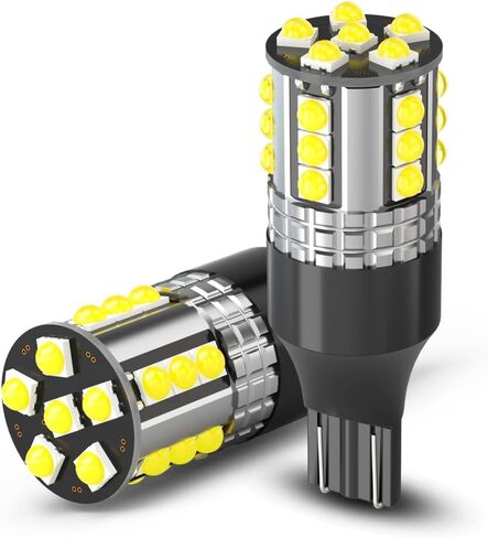 أضواء T15 LED متوافقة مع Ford F150 1994 1995 1996 1997 1998 1999 2000 2001 2002 2003 2004 2005 2006 2007 2008 2009 2010-2023 زينون أبيض 921 LED ضوء عكسي احتياطي لمبات التوصيل والتشغيل، عبوة من قطعتين in Kuwait