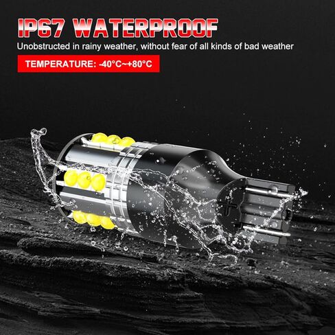 أضواء T15 LED متوافقة مع Ford F150 1994 1995 1996 1997 1998 1999 2000 2001 2002 2003 2004 2005 2006 2007 2008 2009 2010-2023 زينون أبيض 921 LED ضوء عكسي احتياطي لمبات التوصيل والتشغيل، عبوة من قطعتين in Kuwait