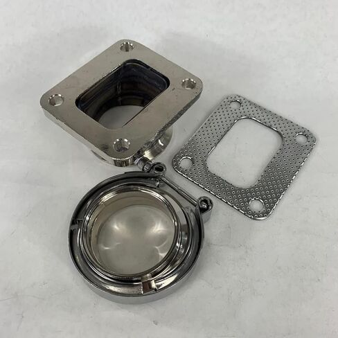 2.5 "V-Band Flange to T4-4 Bolt Turbo Charger Flange Conversion Converter مع المشبك وحشية in Kuwait