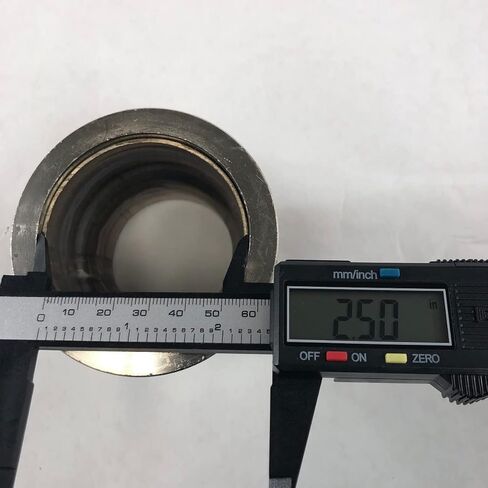 2 بوصة معرف على شكل حرف V إلى 2.5 بوصة معرف. محول شفة على شكل حرف V بارتفاع 2 بوصة مصنوع من الفولاذ الطري in Kuwait