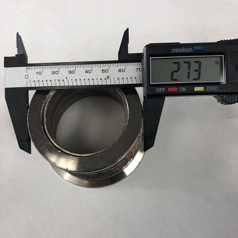 2 بوصة معرف على شكل حرف V إلى 2.5 بوصة معرف. محول شفة على شكل حرف V بارتفاع 2 بوصة مصنوع من الفولاذ الطري in Kuwait