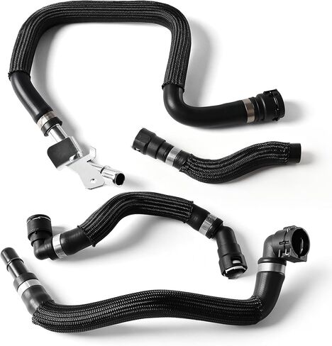4 PCS HVAC Heater Supply Return Hose Kit Compatible with Jeep Cherokee 2.4L 2014-2018, Chrysler 200 2015-2017 Replace 68199254AB 68199254AA 68192082AA Air Conditioning Hose Pipe Fitting in Kuwait