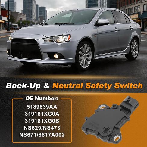 Neutral Safety Switch Sensor NS629 NS473 NS671 8617A002 319181XG0A 319181XG0B 5189839AA for Mitsubishi Lancer Outlander for Nissan Altima for Jeep Compass Patriot for Dodge Caliber in Kuwait