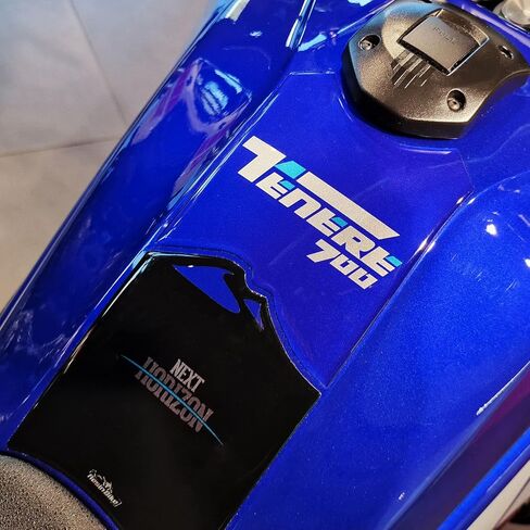 ملصقات ثلاثية الأبعاد لدراجة نارية من الراتنج متوافقة مع Yamaha Tenere 700 2023 2022 Icon Blue. حماية للخزان من الصدمات والخدوش. ملصق من الراتنج - صنع في إيطاليا in Kuwait