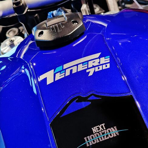 ملصقات ثلاثية الأبعاد لدراجة نارية من الراتنج متوافقة مع Yamaha Tenere 700 2023 2022 Icon Blue. حماية للخزان من الصدمات والخدوش. ملصق من الراتنج - صنع في إيطاليا in Kuwait