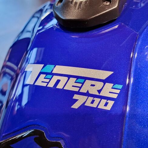 ملصقات ثلاثية الأبعاد لدراجة نارية من الراتنج متوافقة مع Yamaha Tenere 700 2023 2022 Icon Blue. حماية للخزان من الصدمات والخدوش. ملصق من الراتنج - صنع في إيطاليا in Kuwait