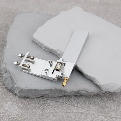 CNC Aluminum 75mm RC Boat Rudder with Water Pickup Steering Upgrade Compatible with 40cm–60cm RC Boats in Kuwait
