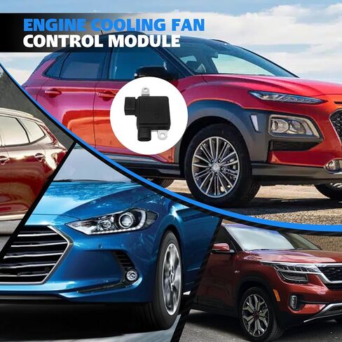 25385D3000 وحدة التحكم في مروحة تبريد المحرك لشركة Hyundai Kona Ioniq 2017-2022 Elantra Turbo Sonata Tucson Kia Optima 2017-2019 Seltos 2021 for Sportage 2017-2022 استبدال 25385D9000 25385D3500 in Kuwait