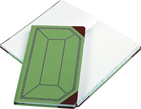 Boorum & Pease® Canvas Account Book, Record, 16 Lb., 12 1/2" x 7 5/8", 300 Pages, Blue in Kuwait