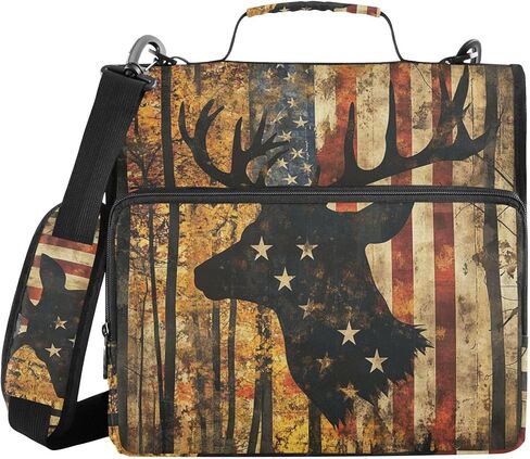 Zipper Binder Marble Gold Black Cloud Decor Trapper Keeper 3 Ring Binder Bag Multiple Pockets & Storage Organizer, 500 Sheet Capacity with Shoulder Strap in Kuwait