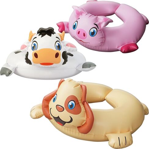 HOHQB Split Ring Floatie Kids Pool Floats Toddler Pool Floats for Kids Ages 3-8 in Kuwait