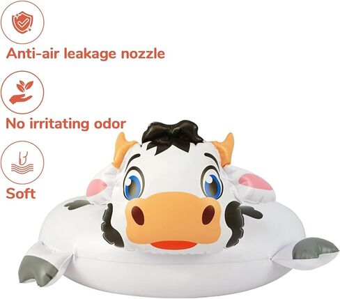 HOHQB Split Ring Floatie Kids Pool Floats Toddler Pool Floats for Kids Ages 3-8 in Kuwait