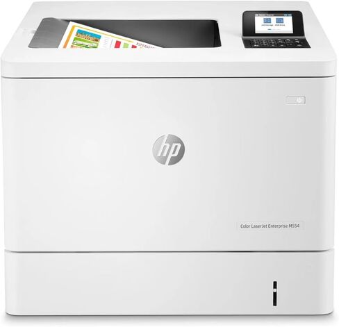 طابعة HP Color LaserJet Enterprise M554dn، طباعة تلقائية على الوجهين، اتصال Gigabit Ethernet، ميزات أمان المؤسسة، طابعة مكتب أعمال سريعة تصل إلى 35 صفحة في الدقيقة 7ZU81A (متجددة) in Kuwait