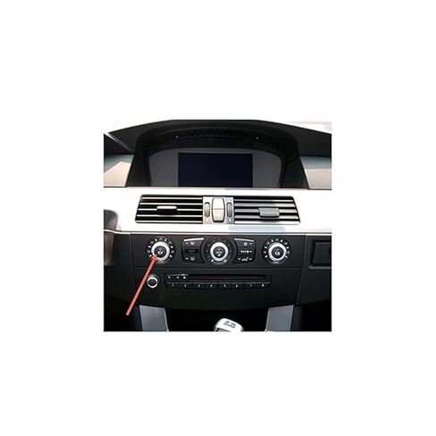 لوحة التحكم في المناخ بتيار متردد لسيارات BMW E60 E63 520 523 525 528 530 535 مفتاح تعديل مقبض لوحة تكييف الهواء للقديم (الطراز المتأخر الجديد) in Kuwait
