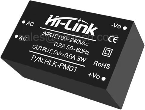 PM01 PM12 AC DC 220V to 5V Power Supply HLK-PM01 Driver for LEDs Module Size High Efficiency Step Down Converter(5pcs,HLK-PM12) in Kuwait