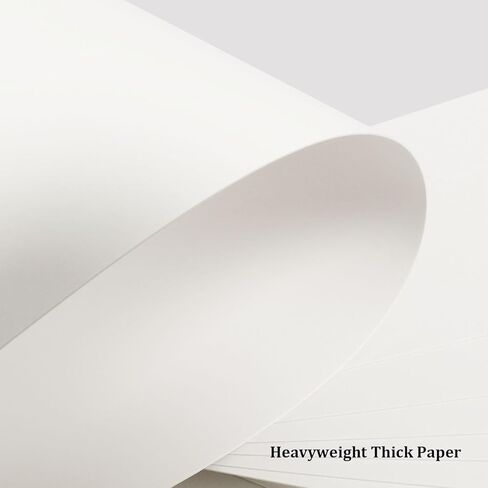 100 Sheets White Cardstock Paper 8.3 x 11.7, 92 lb/250 gsm Heavy Cardstock Thick White Card Stock Paper A4 for Printing, Cricut, Invitations, Wedding Stationery, Menus, DIY Cards, Scrapbooking in Kuwait