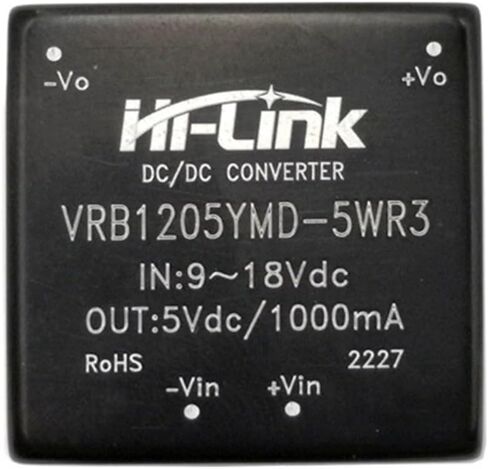 VRB1205YMD-5WR3 5W 12V to 5V 1A DC DC Converter Power Supply Intelligent Module Electronics in Kuwait