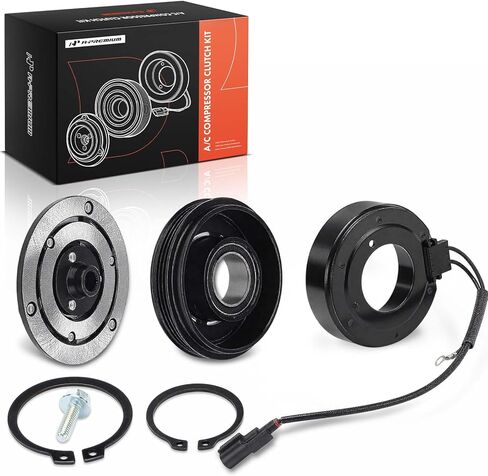 A-Premium Air Conditioner AC Compressor Clutch Kit Compatible with Volvo XC60 2015-2016, S60 2012-2016, XC70 2016, S80 2012-2015, V60 2015-2016, S60 Cross Country 2016, V60 Cross Country 2015-2016 in Kuwait