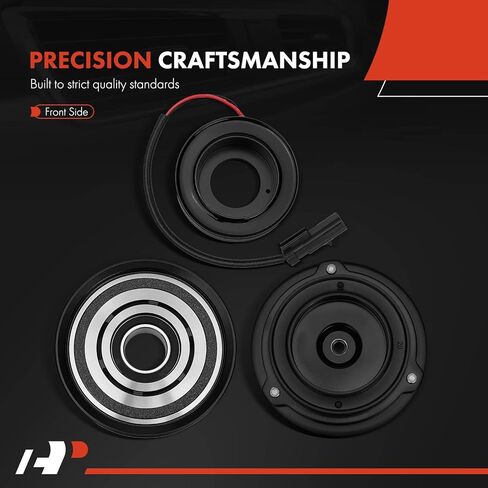 A-Premium Air Conditioner AC Compressor Clutch Kit Compatible with Jeep KJ Series Liberty 2005 2006 2.8L in Kuwait