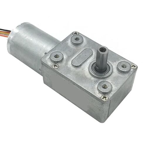 JGY-2430 محرك تروس دودي DC بدون فرشاة مع فرامل ذاتية القفل، قياس السرعة، ضوضاء منخفضة، 12 فولت 40 دورة في الدقيقة، طاقة خرج 4 وات (66 دورة في الدقيقة 12 فولت) in Kuwait