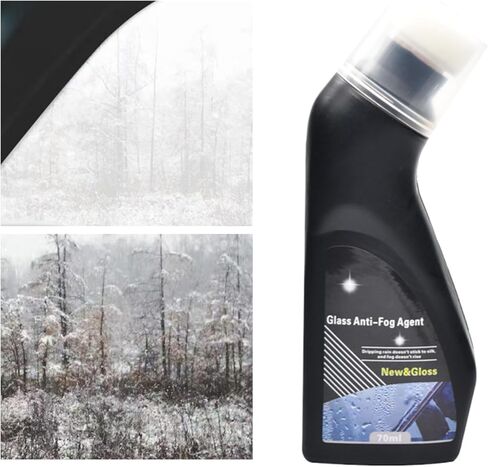 Anti Fog Spray for Car | Improve Visibility Easy Application - Car Glass Anti Fog Spray for Winter,for Drivers Homeowners Commuting Night Driving Rainy Season Adventure in Kuwait