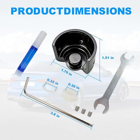 021071ECS01 مجموعة إصلاح ذراع رافعة السحب المنوع المتوافقة مع Audi 8U Q3 8P A3 B8 A4 TT MKII Volkswagen Beetle CC EOS Golf Jetta Passat B6 Tiguan 1 Tiguan 2 in Kuwait