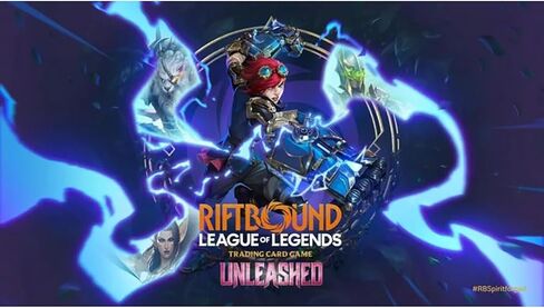 League of Legends TCG Unleashed - شاشة عرض معززة - 24 حزمة معززة (14 بطاقة لكل واحدة)، لعبة بطاقات تداول بناء سطح السفينة، متنوعة عشوائيًا in Kuwait