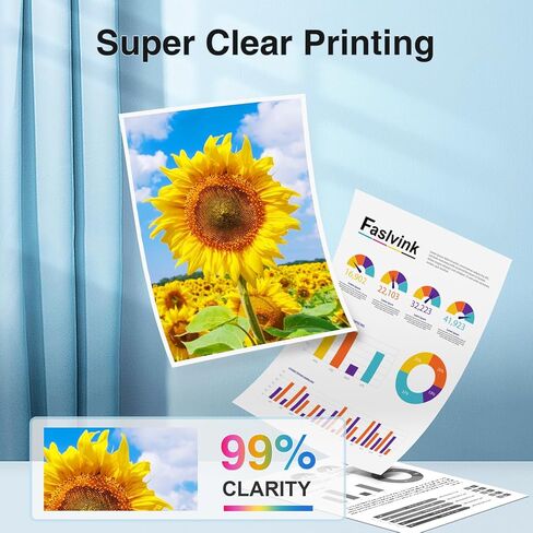 استبدال زجاجات إعادة تعبئة الحبر المتوافقة لحبر Epson 502 5 عبوات متوافقة مع طابعات EcoTank ET-2850 ET-3850 ET-4850 ET-2760 ET-2750 ET-3760 (2 أسود، سماوي، أرجواني، أصفر) in Kuwait