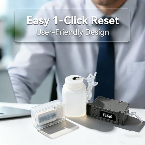 C9345 Ink Maintenance Box with External Bottle and chip Resetter for ET-8550 ET-16600 ET-5850 ET-5800 ET-16650 ET-8500 WF-7840 WF-7820 ET-5880 WF-7310 ST-C8000 ST-C8090 (PXMB9/C12C934591) in Kuwait