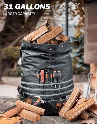 JOYTUTUS Spare Tire Trash Bag, Fits 40" Tire 31 Gallons Overland Series Larger Capacity Cargo Spare Tire Storage Bag, Off-Road Camping Recovery Gear Firewood for Wrangler Truck SUV in Kuwait