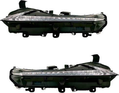 مجموعة مصابيح LED للجري النهاري من HEADLIGHTSDEPOT مع إشارة انعطاف متوافقة مع سلسلة لكزس NX 2015-2021 مع F-Sport in Kuwait