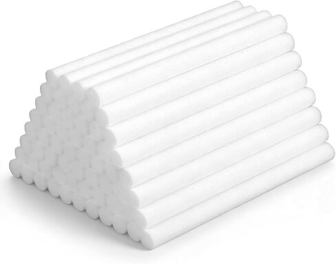 60 Pcs Car Diffuser Sponges Refill Sticks Mini Air Diffuser Pure Humidifier Filter Replacement Wick Absorbent Sponge Sticks for Car Office Bedroom Humidifier Ultrasonic Aroma 3.15×0.31 Inches in Kuwait