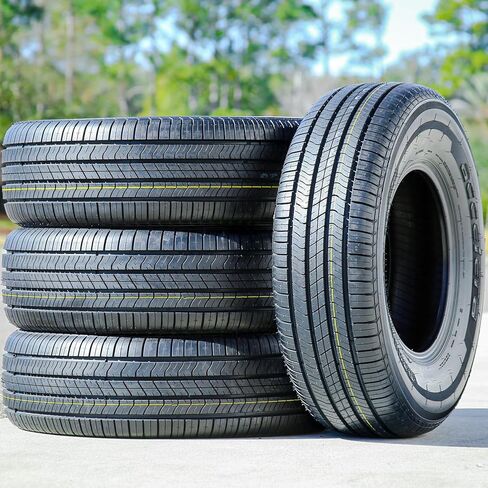 Set of 4 (FOUR) Accelera Omikron H/T All-Season Truck/SUV Highway Radial Tires-245/70R17 245/70/17 245/70-17 110T Load Range SL 4-Ply BSW Black Side Wall UTQG 600AA in Kuwait