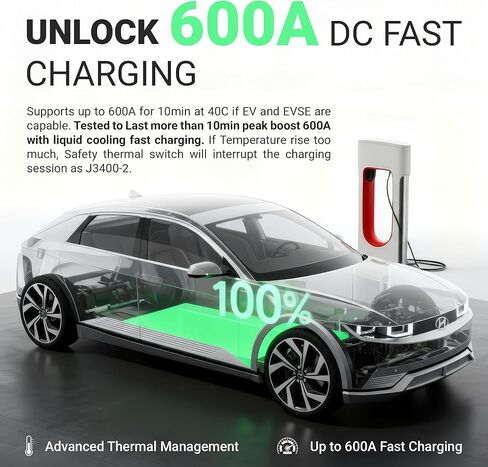 محول Amphenol NACS إلى CCS1 - معتمد من UL 2252 - شحن سريع يصل إلى 600 أمبير في شاحن Tesla الفائق - متوافق مع Ford وRivian وGM وVolvo وPolestar EVs - قفل أمان Interlock - SAE J3400-1- in Kuwait