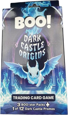 Boo! Spirit Battles Dark Castle Booster Set - 3 Booster Packs + 1 of 12 Holo Promo Cards + Spirit Guide | TCG Expansion for 2-5 Players Ages 8+ in Kuwait